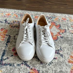 Thursday White Leather Sneakers - size 8.5